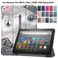 For Amazon Kindle Fire HD8 Case 2020 case For Kindle Fire HD 8 Plus Case 10th Gen Tablet PC PU Shock