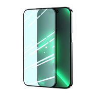 JOYROOM - JR-G01 2.5D 綠光全屏絲印 iP14 6.1英吋 過濾有害光 騎士系列鋼化膜 iPhone 14 蘋果手機保護膜