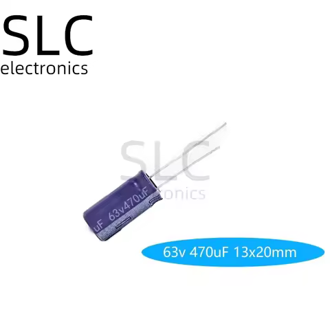 10pcs DIP Aluminum Electrolytic Capacitor 63V470uF 13x20mm 13*20mm ERS1JM471K20OT High Frequency Low