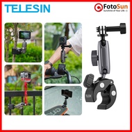 TELESIN Handle bar Alluminium Alloy clamp for Gopro, Insta360, Akaso