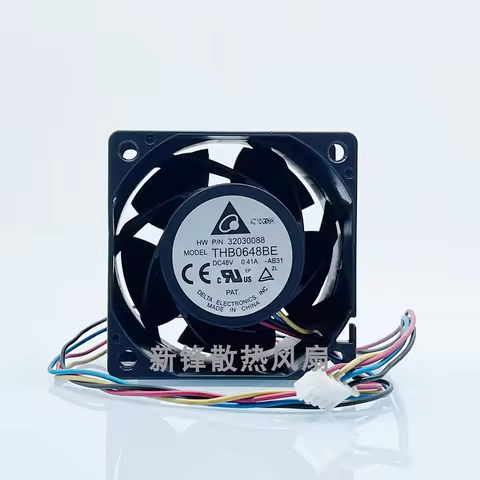 for delta THB0648BE 6038 6cm 60mm 60*60*38mm 48V 0.41A 4 wire PWM server cooling fan