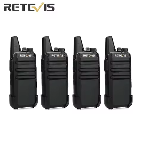 Retevis RT622 Mini Walkie Talkie 4 Pcs Walkie-talkies PMR446 FRS Portable Two Way Radio Communicatio