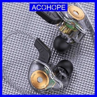 Afope Earphone In-Ear Wired Detachable HiFi Semi Open Cavity with Mic - AK6 Ultra
