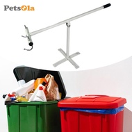 [PETSOLA] Manual Trash Compactor Tool Iron Waste Bin Compactor Waste Compression Device