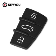 KEYYOU 5Pcs Remote Flip Key Fob 3 Button Pad For audi A3,A4,A5,A6,A8,Q5,Q7,TT S LINE RS Car Key Pad 