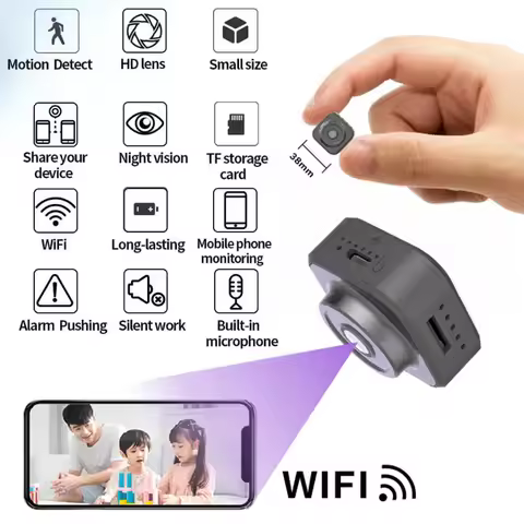 Mini Wifi Camera 1080P Home SQ12 Monitor Wireless Cam Home Security Motion Detection Nanny IP P2P Ca