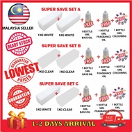 [2kg] Soap Base Glycerin Soap Base Glycerin Sabun Handmade DY Transparent Soap Base Clear Soap Base 