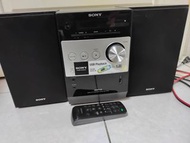 湛黑美型 音質佳 SONY CMT-FX200組合音響 CD USB都正常 附遙控 當零件機