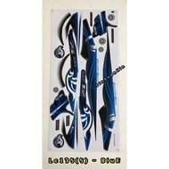 Yamaha LC135 V1 LC135-V1 (5) Body Sticker / Stripe LC 135 EXTREME SPIRIT BATIK