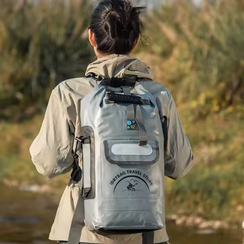IDrybag Waterproof Backpack for Women Men Dry Bag Backpack for Camping Sports Kayaking Beach Boating