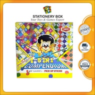 5 In 1 Multiplayer Compendium Board Games: Snake, Sport, Aeroplane, Draught, Pick Up Sticks Games fo