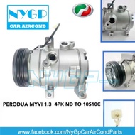 MYVI 1.3 2006 FIRST MODAL DENSO CHINA AIRCOND COMPRESSOR JENIS PISTON OEM NEW BARU NYGP