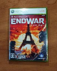 新品！X-BOX360日版遊戲- ENDWAR 終極戰爭（7-11取貨付款）