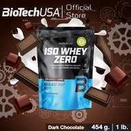 Biotech USA Iso Whey Zero Dark chocolate Flavor (ไอโซเวย์ โปรตีนเวย์ไอโซเลท รสดาร์กช็อคโกแลต)