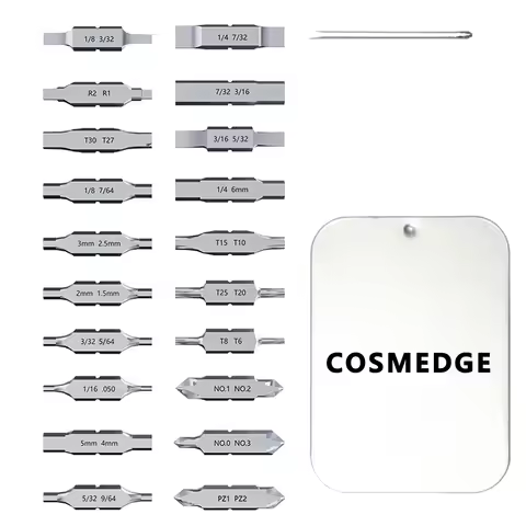Flat Bit Kit for Leatherman Multitool Accessories,20PCS Double-Ended Screwdriver Bits Adapters