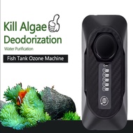 Aquarium Ozone Pump Adjustable Sterilization Pump For Fish Tank Algae Removal and Dissolve NO2