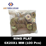 M6 PlateRing / M6 Bolt PlateRing / 6x20x1mm PlateRing / PlateRing