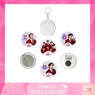 GANTUNGAN BTS Pin BTS Button Pin Magnetic Keychain HD Quality Anti-Fade