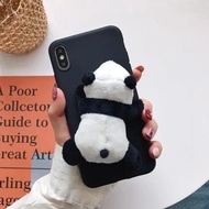 Panda Stand Soft Phone Case For Huawei P50 P40 P30 P20 Pro LiteP10 P9 Plus Mate 50 40 30 20 10 9 Pro Mate 8 20X Y5 Y6 Y7 Y9 2018 Y5 Y6 Y7 Pro Prime 2019 Y5P Y6P Y7P Y7A Y9A Y6S Y9S GR5 Phone Case Soft Cartoon Panda Stand Full Back Cover