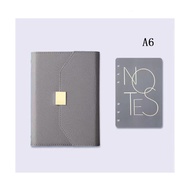 A6/A5 Binder Notebook Agenda Planner Leather Cover Refillable Notebook Loose-leaf Office Supplies Tr