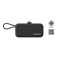 แบตเตอรี่สำรอง MOMAX 1-Power Mini 5000mAh Bulit-in foldable lightning connector Battery pack