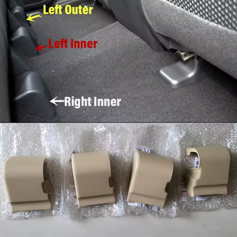 1Pc Second Row Rear Seat Cushion Hinge Cover Carpet Bracket Cover 71629-60420-C0 For Toyota Land Cru