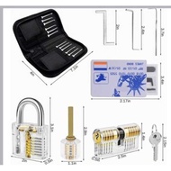 Locksmith Repair Tool 17-Piece Set Kit Tool Kit Apprentice Practice Tool Kit Kit Blue