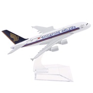 Singapore Airlines Airbus A380-800 16cm airplane model