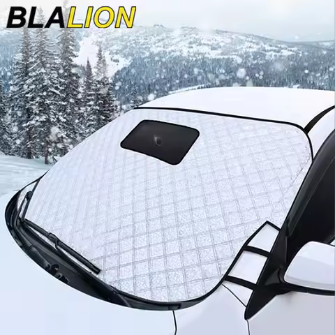 BLALION Car Windshield Snow Covers Winter Front Window Thickened Protector Anti Snow Ice Shield Cove
