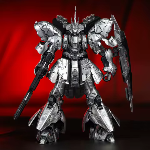 1/144 Sazabi RG hyaline silvery Assembly Model Kit Action Figures Plastic Model Comes With Water Dec