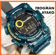 Jam Frogman GWF1000 Ayako Green Jelly Digital waterproof watch Tide Graph Jam tahan lasak kalis air