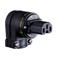 Hi-end Furutech FI-E12L (R) FI-12ML (G) Rhodium 24K Gold Schuko Connector Angled Schuko Plug