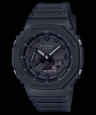 佐敦門市 現貨 100% 全新 Casio G-Shock GA-2100-1A1 GA-2100 超輕 強悍 鮮明 黑色 全黑系列 農家橡樹 Casioak 全黑 all black 熱賣 人氣 一年保養