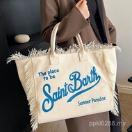 Bag Tote Bag Female Letter New Style Korean Style Large Capacity 2023 Shoulder Canvas Bag Commuter S