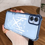 Casing Hp untuk Samsung Galaxy A05 M05 F05 A05s A06 4G Case Cross Pattern Kasing airbag Kesing Silic