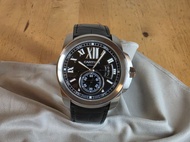 "USED" Cartier 3889 Calibre de Cartier BLACK W7100041 二手 卡地亞 黑面 卡歷博