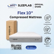 SLEEPLAB Flex 10" Compressed Mattress | Bed in a Box | Vacuum Packed