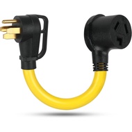 AQQHSAIN NEMA 14-50P to 10-30R Power Cord Adapter 4 Prong Male Plug to 3 Prong Female Outlet 50 Amp 