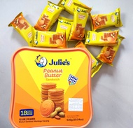 ขนมจูลี่ส์ พีนัท บัตเตอร์ บิสกิต สอดใส้เนยถั่ว 540g  Julie& peanut butter biscuit