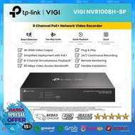 TP-Link VIGI 1008H-8P | NVR 8 Channel PoE+ Network Video Recorder CCTV Camera 