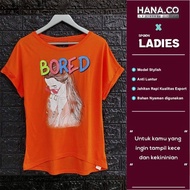 ATASAN WANITA KOREA | BAJU WANITA | KAOS WANITA | Bored Orange