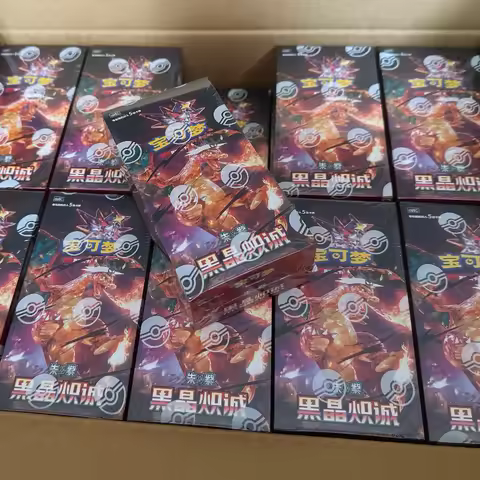 Original Pokemon Card Scarlet & Violet 13.0 Charizard Trading Ptcg Card Collected Thin Box Chinese V