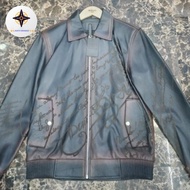 Jaket Kulit Berluti Kulit Asli Original 