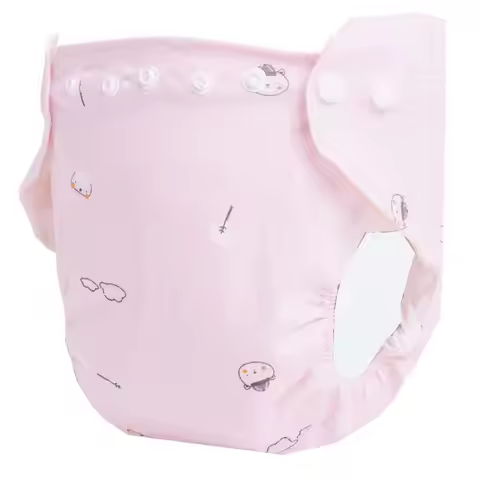 Convenient S M L Baby Washable Diaper with Buckles 0-18 Months Cloth Diapers Leakproof 3-14kg Diaper