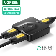 Bộ gộp HDMI 2.1 UGREEN 50966 CM217dùng được 2 chiều (độ phân giải HDMI 4K@30Hz)