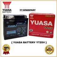 YTZ6V YUASA BATTERY 100% ORIGINAL Honda RS150 / PCX / Air Blade / CBR150 / Vario