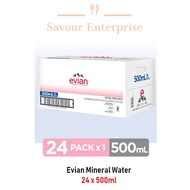 Evian Mineral Water 24 x 500ml