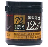 ลอตเต้ ช็อกโกแลตคาเคา72% Lotte Dream Cacao 72% Chocolate 86g.