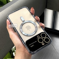 MEM - iphone 13 13 PRO 13 PRO MAX 14 14 PRO 14 PRO MAX | MAGSAFE CASE METALLIC ULTRA WIDE LENS PROTE