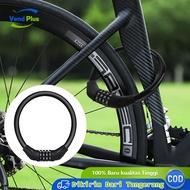 Bicycle Lock Bicycle Lock 4 Digit Password Lock for Motorcycles